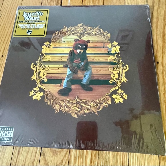 Rare original Def Jam Recordings Kanye West College Dropout 2 LP sealed - Picture 1 of 4